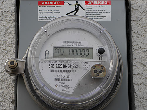 Electric car sales charging meters